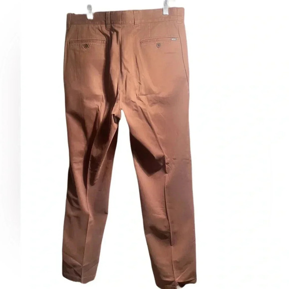 BRAX Ernesto camel peach comfortable casual lightweight 2 pocket chino pants 34 - Picture 3 of 5